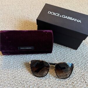 Dolce and Gabanna sunglasses with box and case